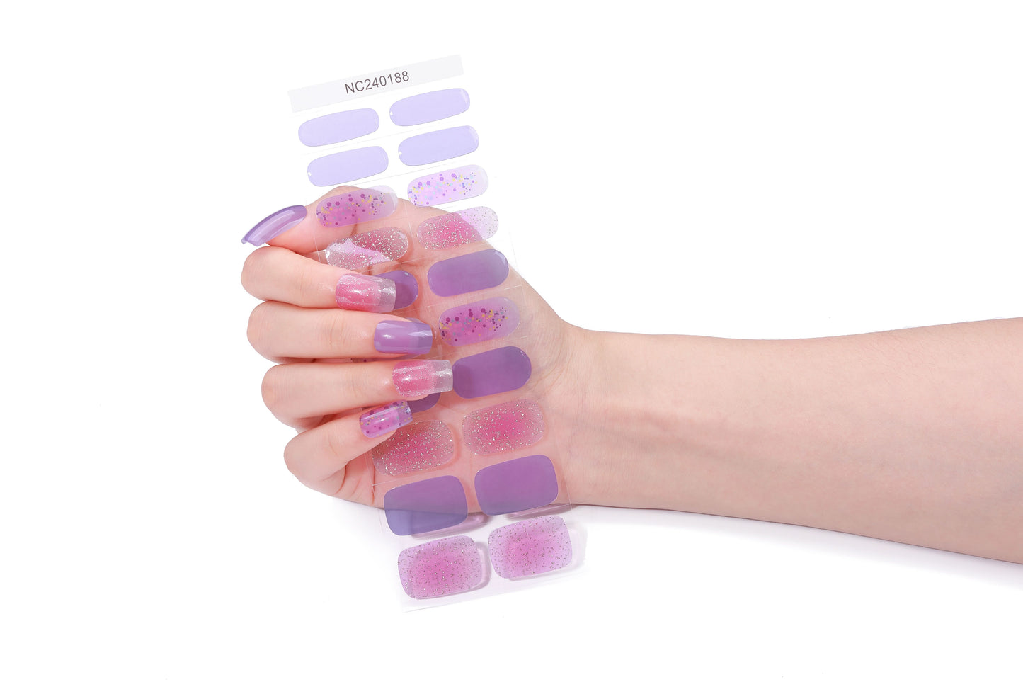 Bold Babes Candy Crush Semi Cured Gel Nail Stickers - TheBOLDBabes