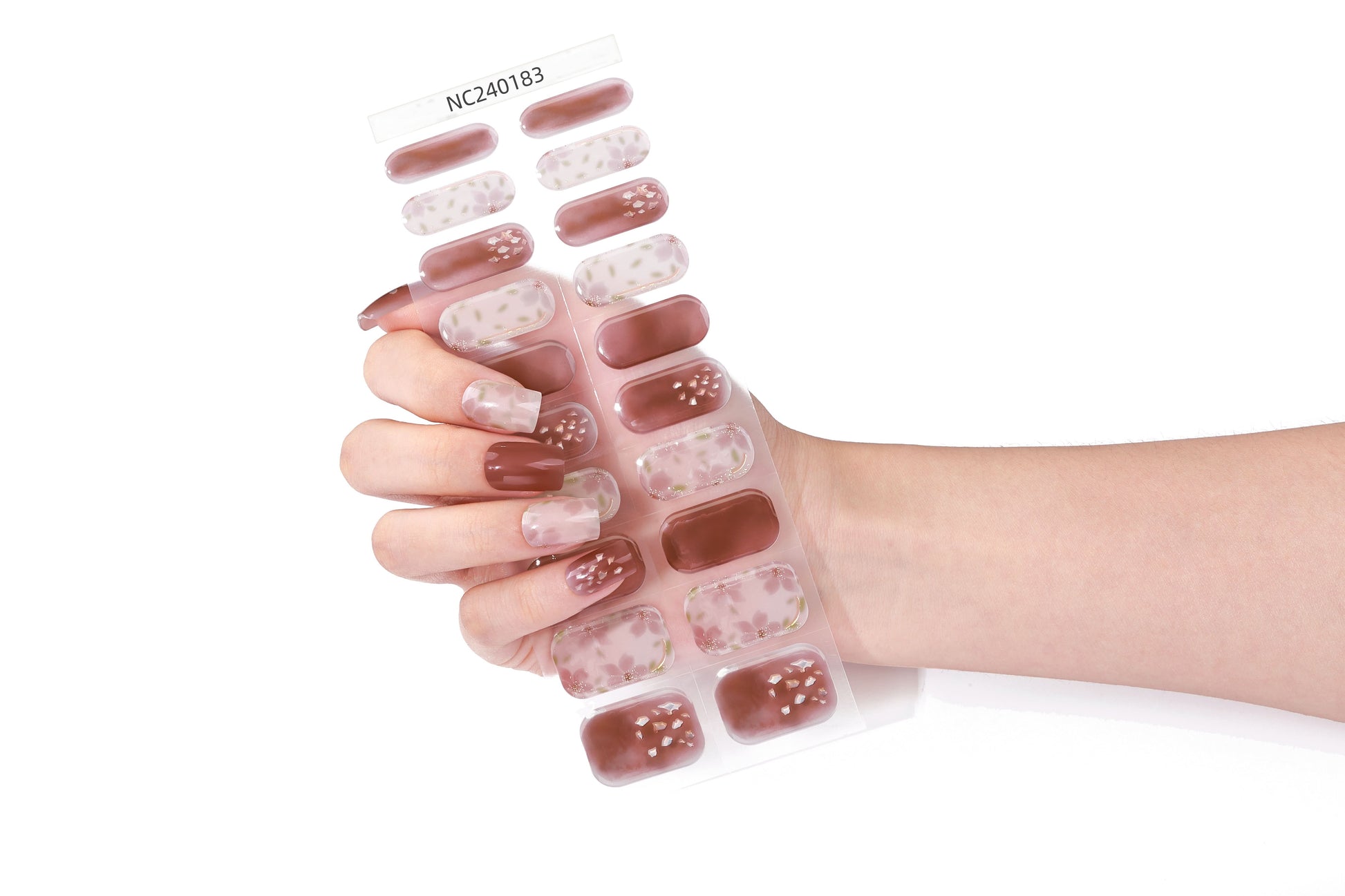 Bold Babes Coco Loco Semi Cured Gel Nail Stickers - TheBOLDBabes