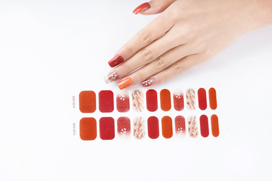 Bold Babes Chunky funky Semi Cured Gel Nail Stickers - TheBOLDBabes