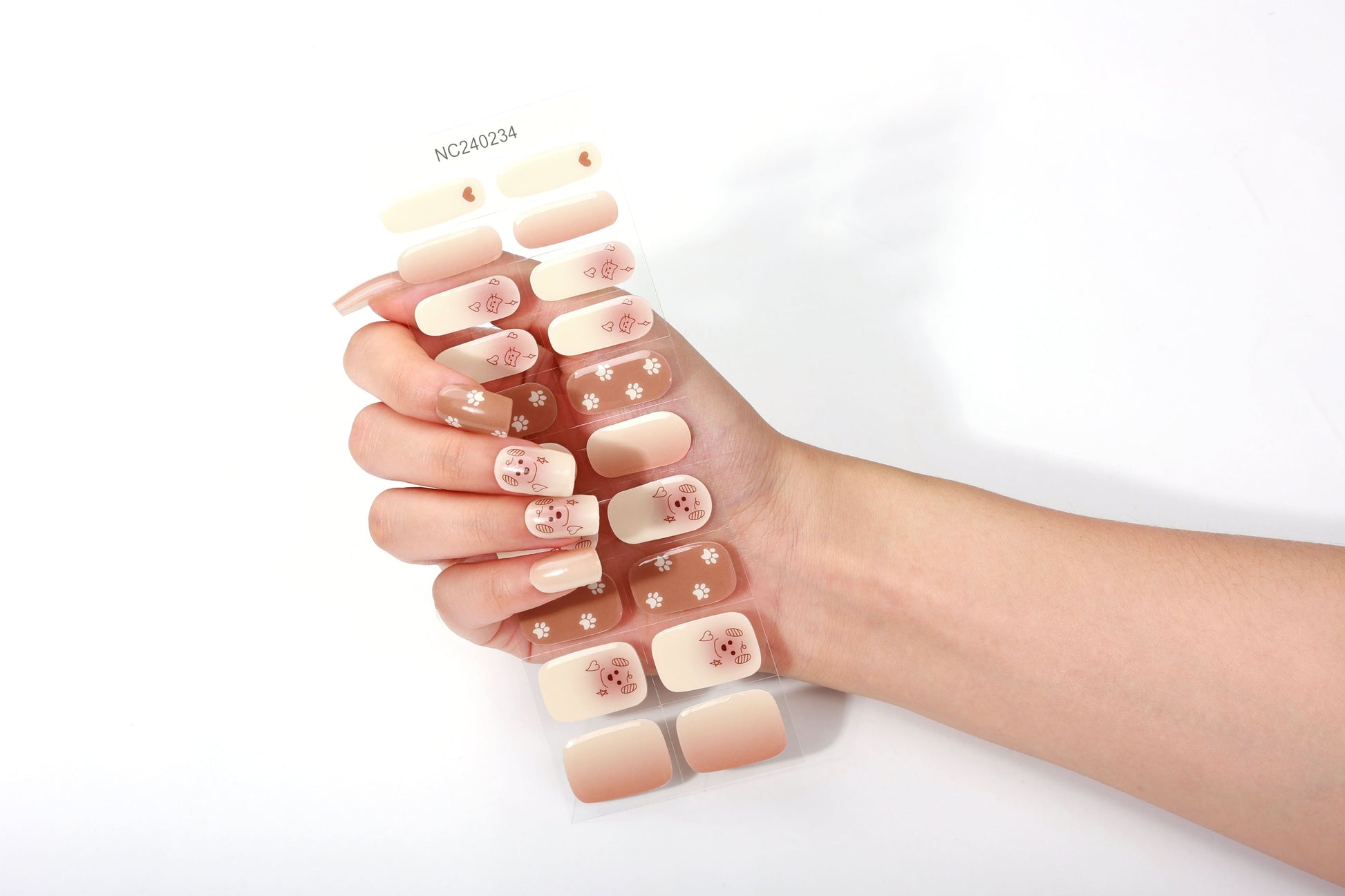 Bold Babes Puppy Guppy Semi Cured Gel Nail Stickers - TheBOLDBabes
