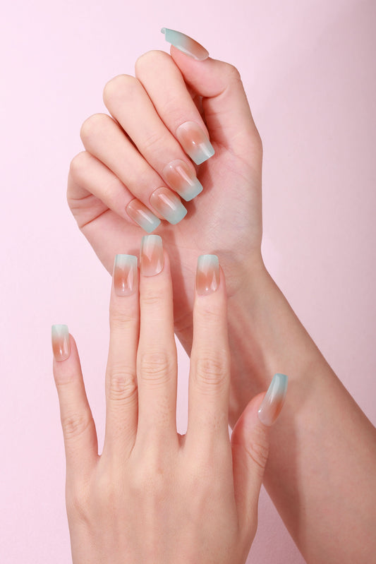 Bold Babes Sepia Spark Semi Cured Gel Nail Stickers - TheBOLDBabes