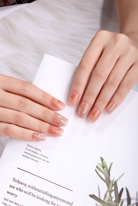 Bold Babes Rusty dusty Semi Cured Gel Nail Stickers - TheBOLDBabes