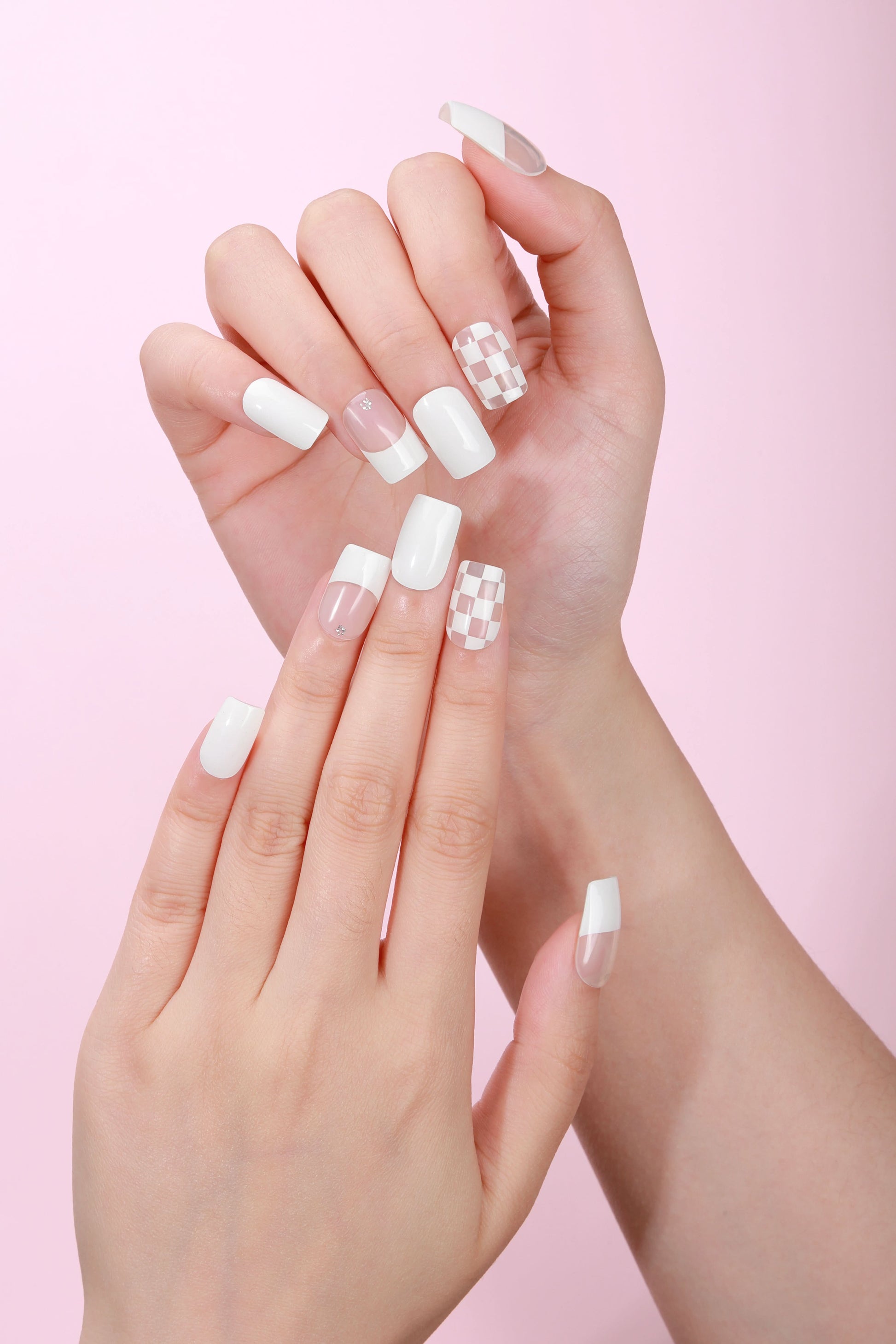 Bold Babes Chess Bless Semi Cured Gel Nail Stickers - TheBOLDBabes
