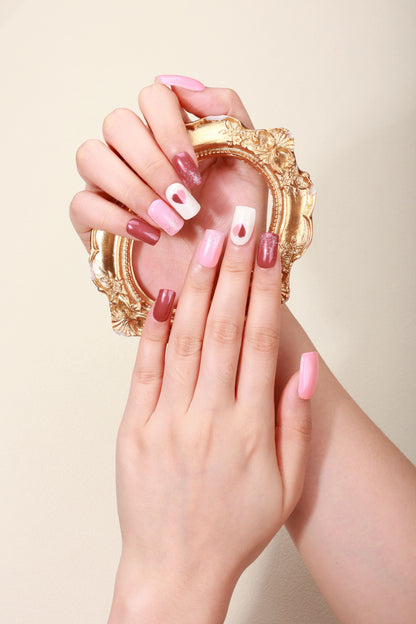 Bold Babes Love Letters Semi Cured Gel Nail Stickers - TheBOLDBabes