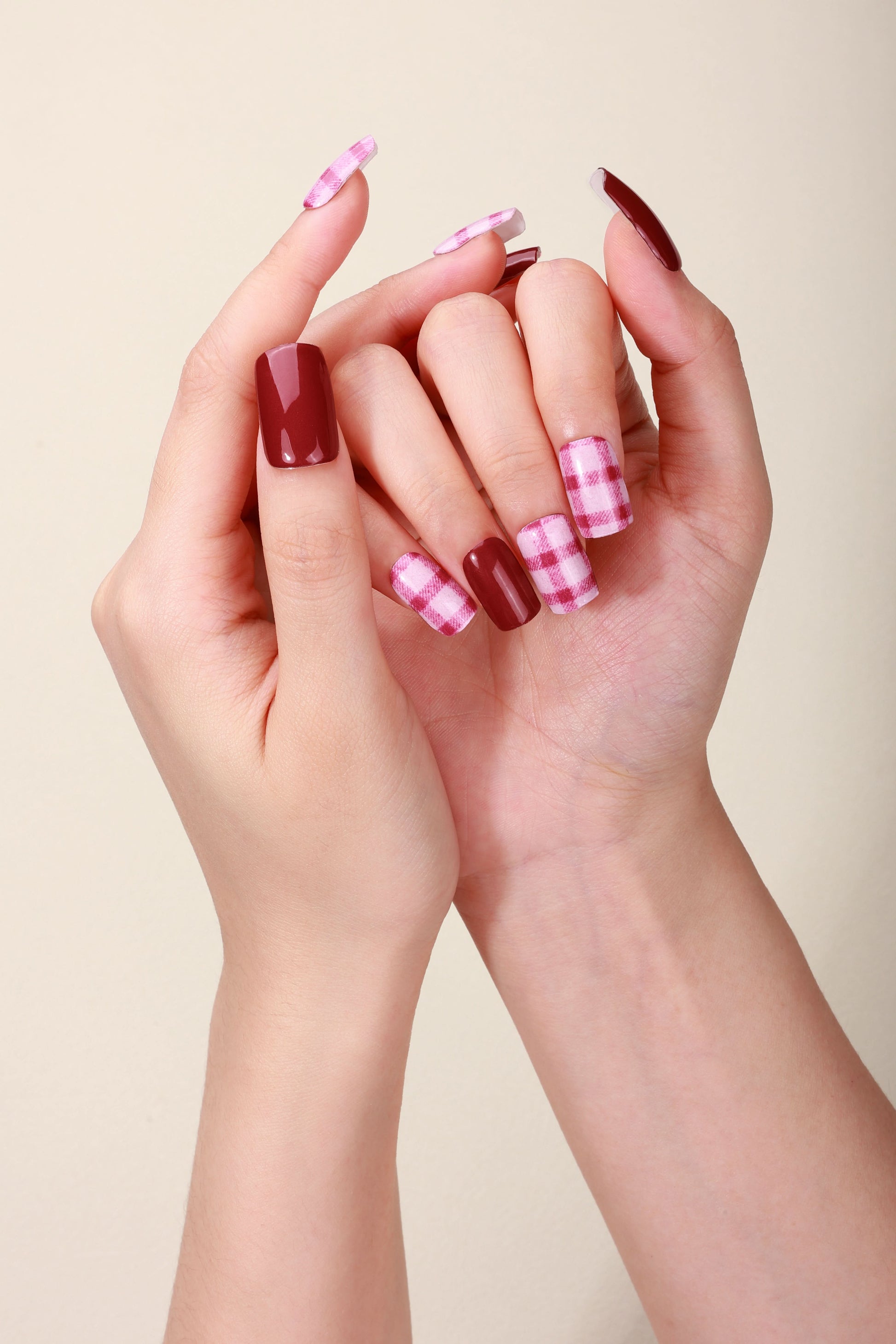 Bold Babes Fine Wine Semi Cured Gel Nail Stickers - TheBOLDBabes
