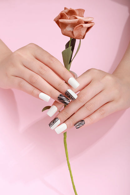 Bold Babes Classic Ripple Semi Cured Gel Nail Stickers - TheBOLDBabes