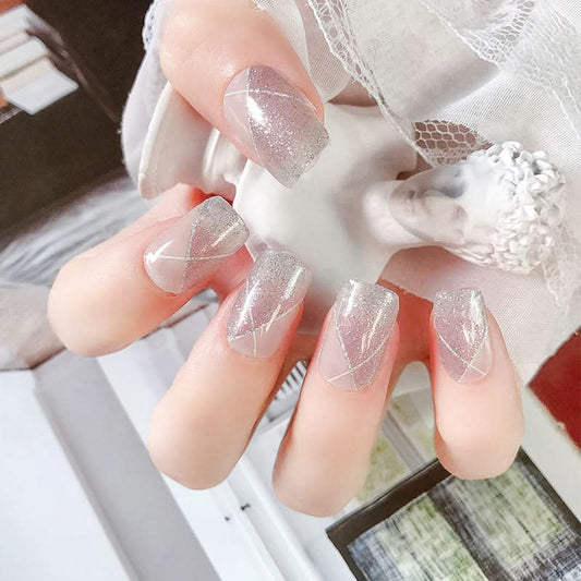 Bold Babes Frosted Funk Semi Cured Gel Nail Stickers - TheBOLDBabes