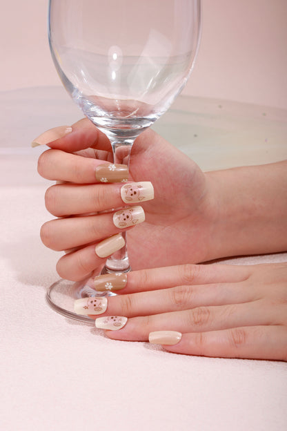 Bold Babes Puppy Guppy Semi Cured Gel Nail Stickers - TheBOLDBabes