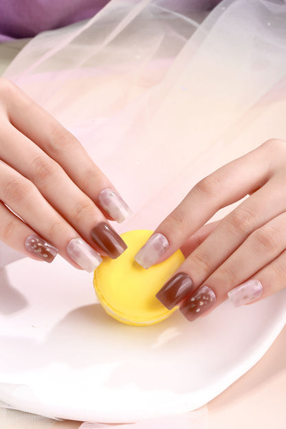 Bold Babes Coco Loco Semi Cured Gel Nail Stickers - TheBOLDBabes
