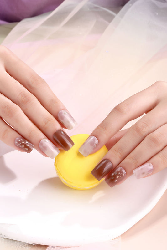 Bold Babes Coco Loco Semi Cured Gel Nail Stickers - TheBOLDBabes
