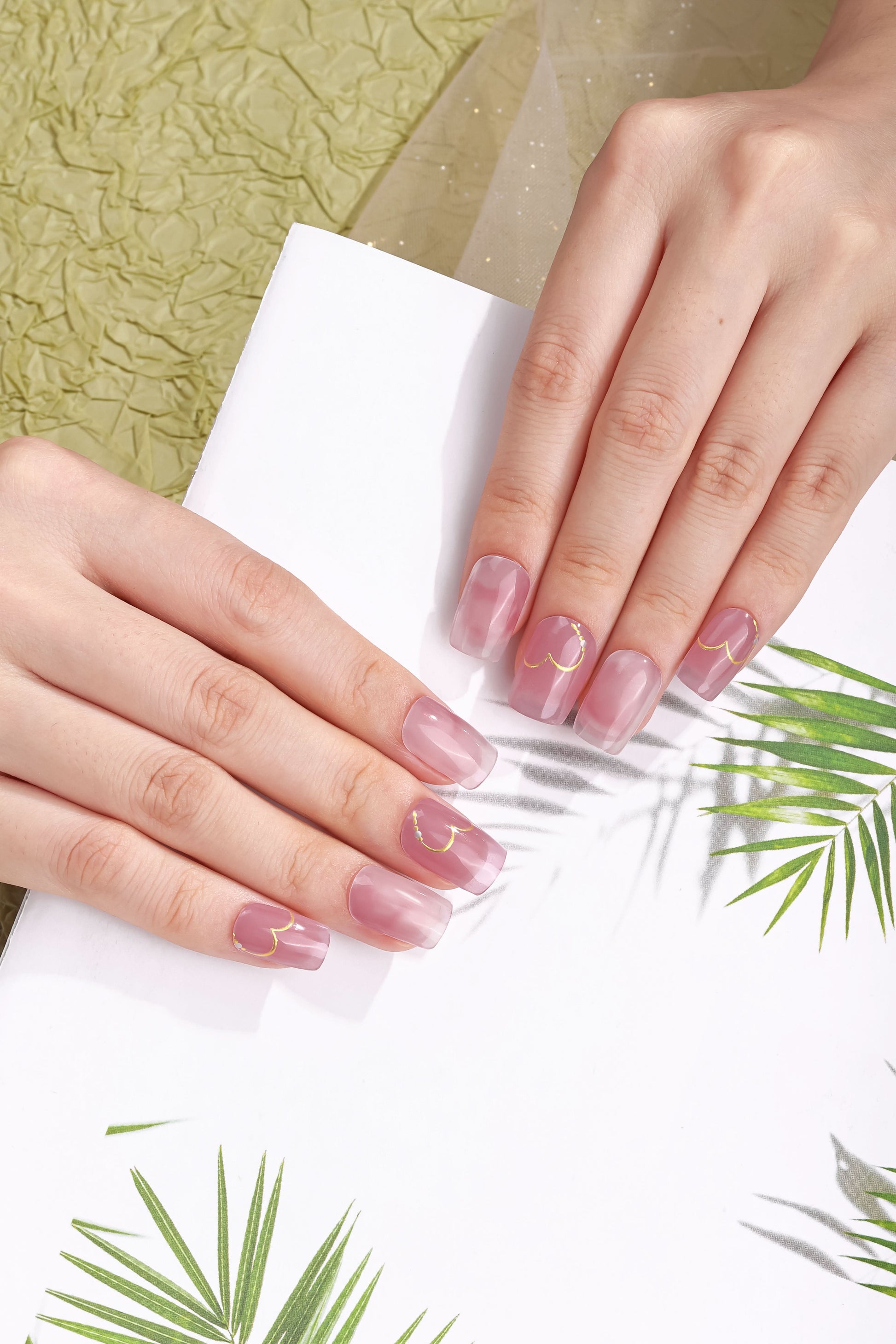 Bold Babes Cotton Candy Semi Cured Gel Nail Stickers - TheBOLDBabes