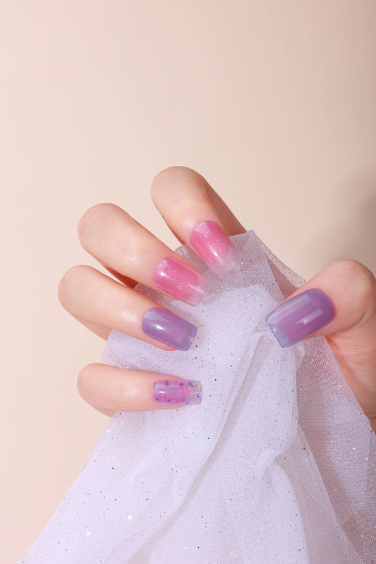 Bold Babes Candy Crush Semi Cured Gel Nail Stickers - TheBOLDBabes