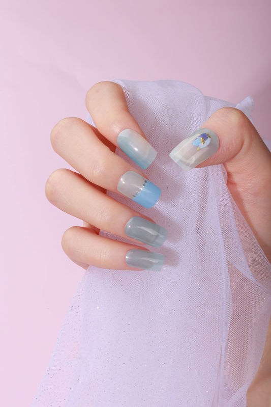 Bold Babes Frozen Fun Semi Cured Gel Nail Stickers - TheBOLDBabes